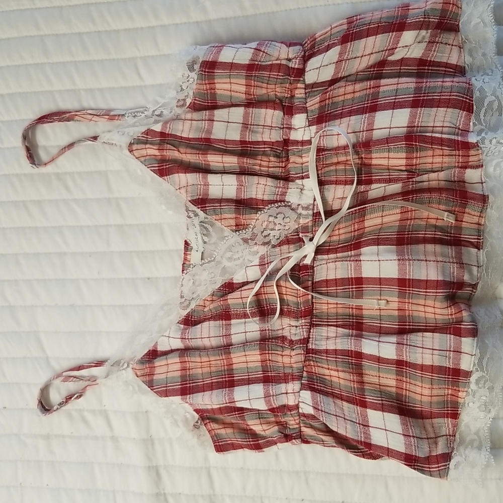 American Eagle Plaid Tank